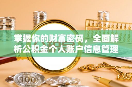 镇雄掌握你的财富密码，全面解析公积金个人账户信息管理与优化