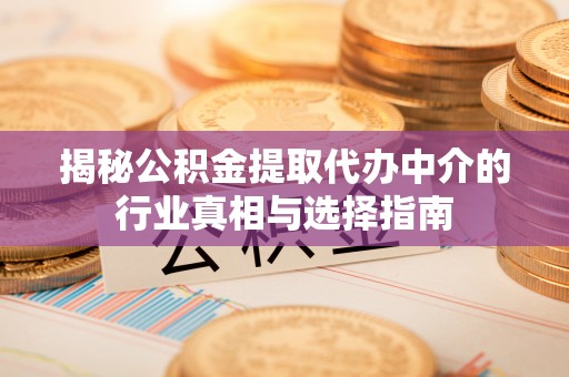 镇雄揭秘公积金提取代办中介的行业真相与选择指南